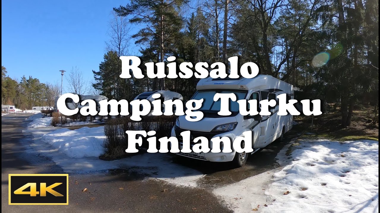 Walking in Ruissalo Camping Turku Finland