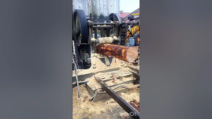 Ostre cięcie. Tartak w Bartnikach. Trak gkt 60 