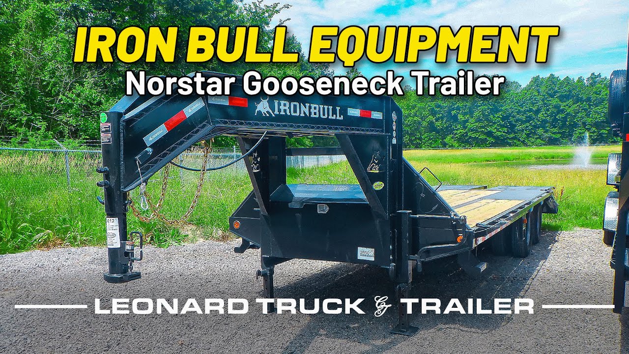 IRON BULL EQUIPMENT TRAILER Norstar Iron Bull GN Equipment Trailer
