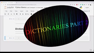 Python Basics #12: Dictionaries Part2 آموزش پایتون مقدماتی #12: دیکشینری ها بخش دوم