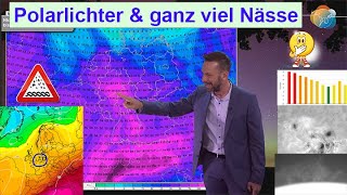 Polarlichter & viel Nässe! Gewitter- & Unwettergefahr zu Pfingsten. Wettervorhersage 11.-20.05.2024.