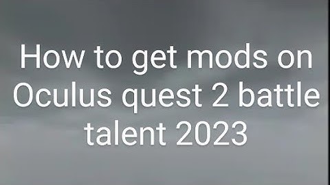 UPDATED: how to get mods on battle talent without pc or phone