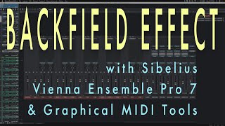 BACKFIELD EFFECT using Sibelius, Virtual Drumline, Vienna Ensemble Pro 7, and Graphical MIDI Tools screenshot 2