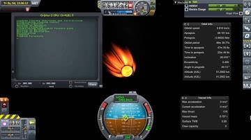 KSP 1.2.2 - Real Solar System & KOS - Reentering with Stock Parts