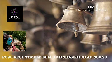 POWERFUL TEMPLE BELL AND SHANKH NAAD SOUND |Best Hindu Worship Aarti Sound | sound Meditation| 1hour