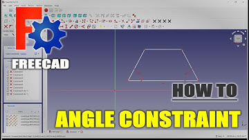 FreeCAD How To Use Angle Constraint