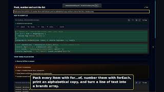 JavaScript Ch20: Looping through arrays | The Last Dev Standing