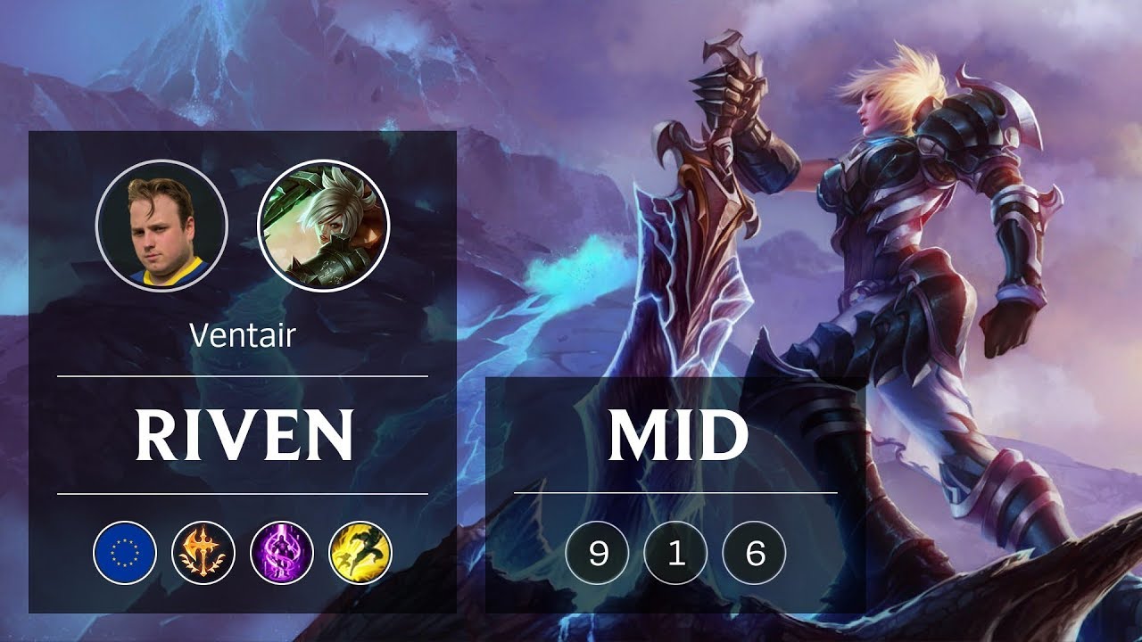 Riven Mid vs Katarina - EUW Challenger Patch 9.1
