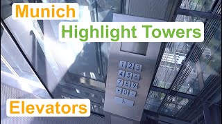 #161: Видео ни о чем: Катаемся на лифте. External elevators in Munich Highlight Towers