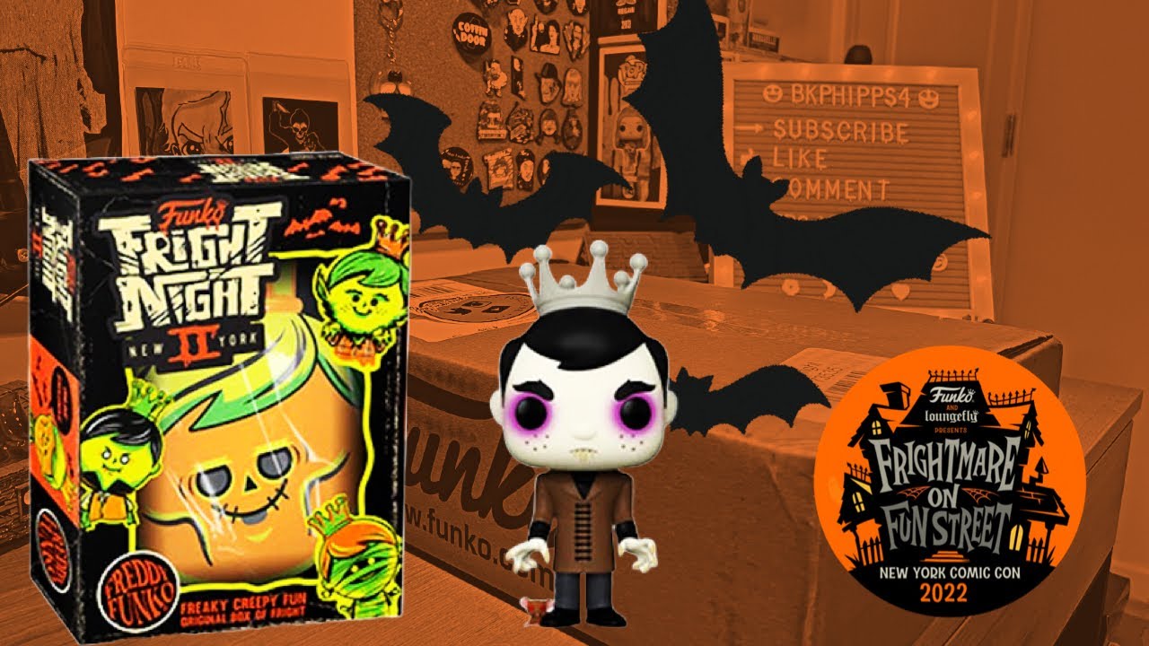 Unboxing | Funko Pop Fright Night Box of Fun Freddy Nosferatu Version | NYCC 2022