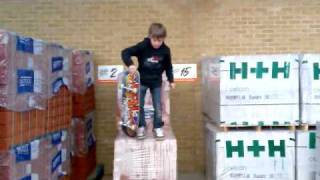 Charlie Attempting a 180 caveman