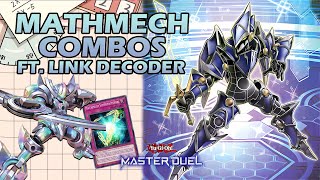 10 MATHMECH COMBOS FT. LINK DECODER & FIREWALL DRAGON SINGULARITY IN YUGIOH MASTER DUEL