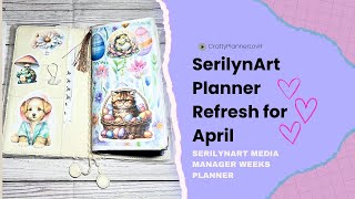 April Planner Refresh // ​⁠ @SerilynArtShop Media Manager Planner