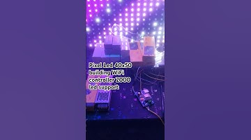 Pixel Led controller 2000 LED support wifi Conte #pixelled #controller #wificontroller