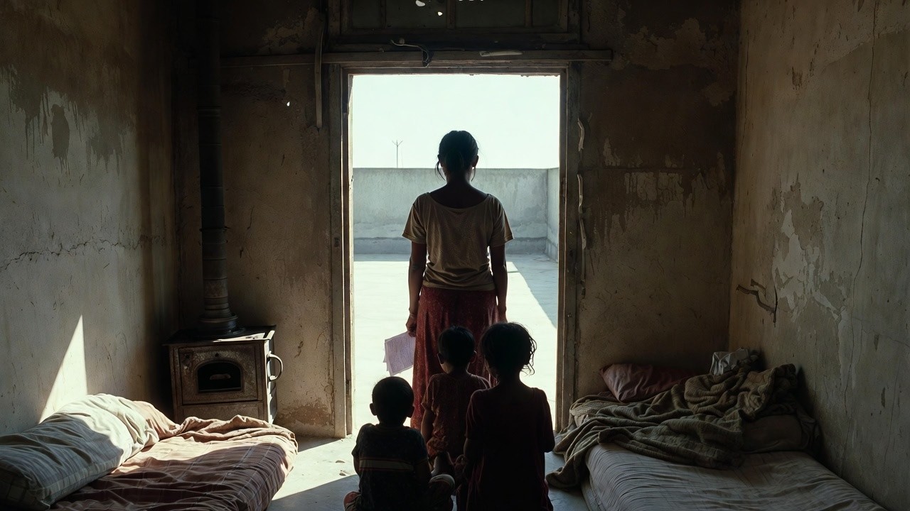 Con solo 24 horas para irse, la viuda tomó la decisión que nadie esperaba