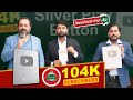 Youtube silver play button unboxing tehreek dawat e faqr tv  spiritual guide sultan ul ashiqeen