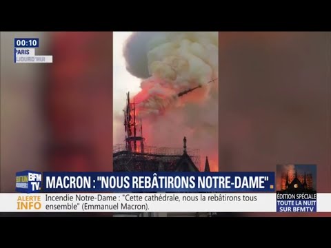 Vidéo: La Cathédrale Notre Dame Est En Feu