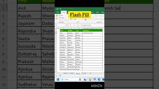 &quot;Automate Data Entry in just Seconds! |Flash Fill in Excel&quot; #excel #spreadsheetmagic #exceltips