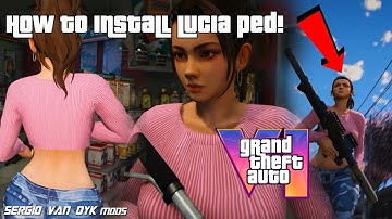 How To Install Lucia VI Ped! (AddonPeds) (GTA 5 Mod Tutorial)