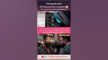 Sony announces a Premium Smartphone Xperia 1V🔥I | The Professional Phone🔥 #sony #xperia #apple