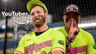 I Snuck A YouTuber Into A Pro Baseball Game (ft. Biggy Bailey) screenshot 2