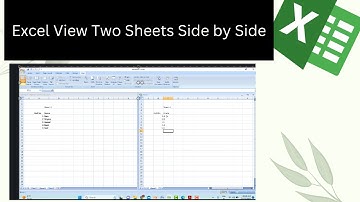 How to View Two Excel Sheets side by side in single screen I Arrange All Option in Excel