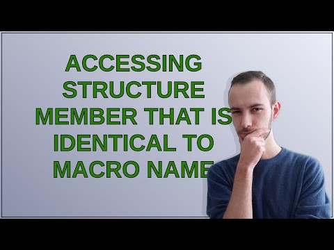 Accessing structure member that is identical to macro name