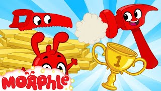 building competion mila and morphle cartoons for kids my magic pet morphle