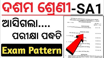 10th class sa1 exam pattern 2022 | question pattern sa1 class 10 2022 | Sa1 question paper