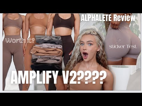 NEW AMPLIFY V2? Alphalete Amplify Contour Honest In Depth Review & Try on  haul