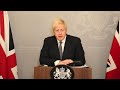 Watch live: PM Boris Johnson holds news briefing on winter COVID plan