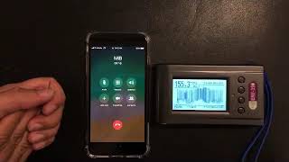 Watching Cell Phone RF Signal Radiation on EMF-380 V2, EMF-390, EMF-360 V2 EMF meter RF Analyzer