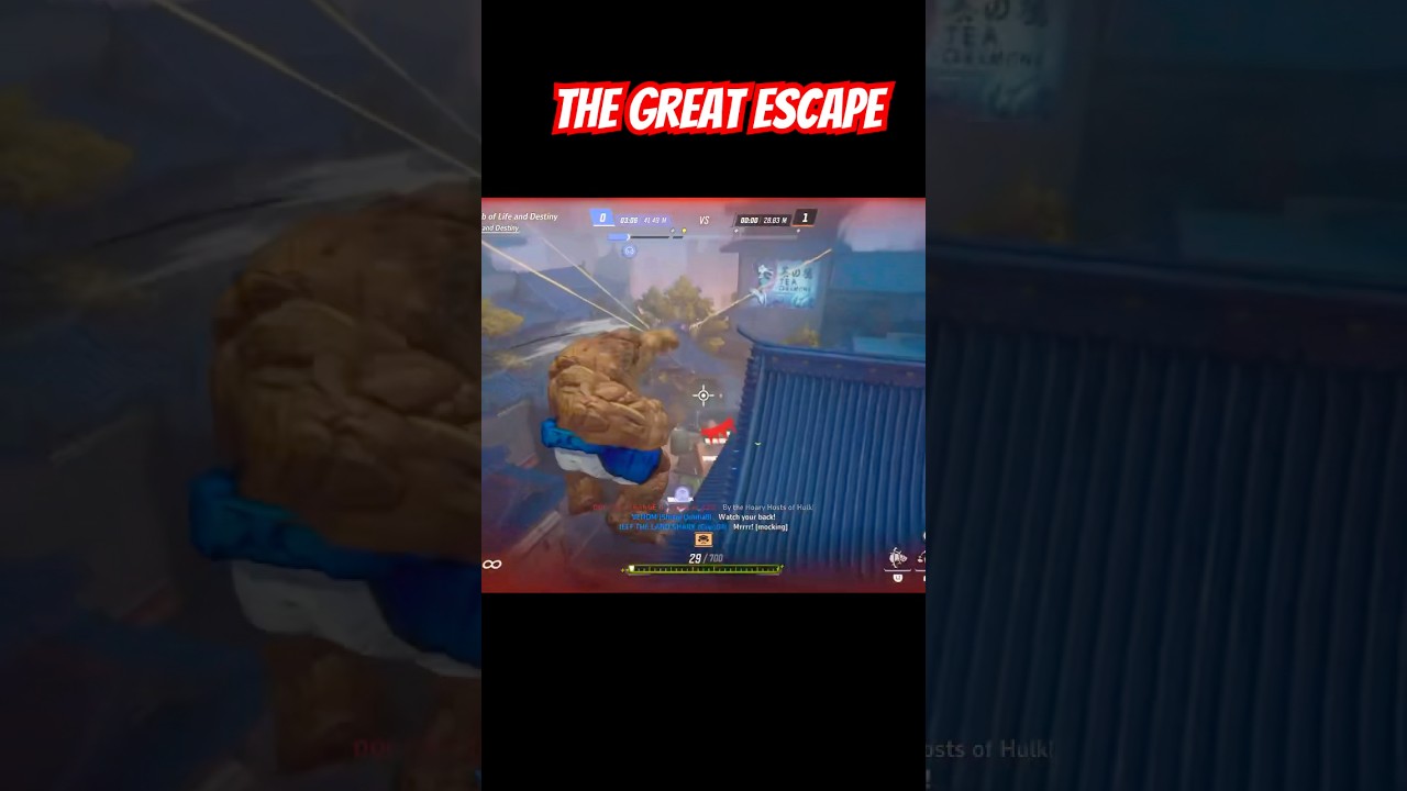 The things Great Escape #marvelrivals Rocket boosters