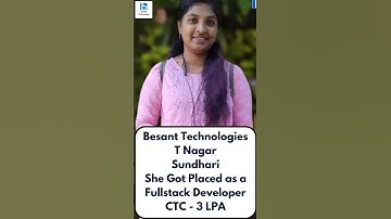 Congratulations Sundari 🙌🙌| He Got placed as a Fullstack developer #trending #jobplacement