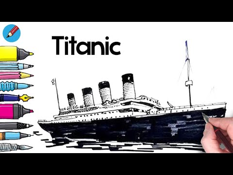 Beat the Iceberg and learn to draw the Titanic real easy