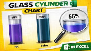 Famous Glass Cylinder Chart in Excel 🔥 | Create Stunning 3D KPI Charts (Step-by-Step) Net Worth