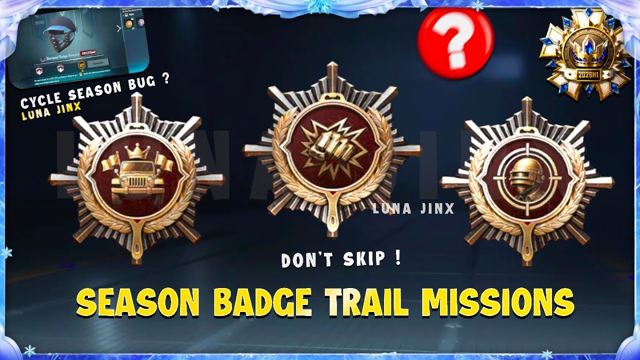 HOW TO COMPLETE SEASON BADGE TRIAL MISSIONS | PROMOTION MATCH CLEARLY EXPLAINED 