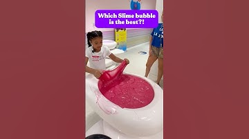 WHICH SLIME BUBBLE IS THE BEST??? 🫧🫧 #slime #shorts #viral