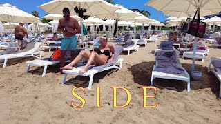 SIDE July Hotels Beach walk TÜRKIYE #turkey #side #beach #antalya