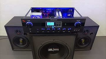 2.1 Amplifier with JBL1500 Full Package | Overview Video #s3teck #soundwings #jbl #amplifier