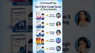 Top 5 Best Cough Syrup &amp; Their Benefits | Health Tips #Shorts #Viral