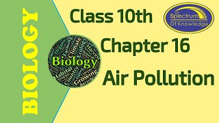 Biology Class 10 Ch 16 Air pollution Spectrum of Knowledge
