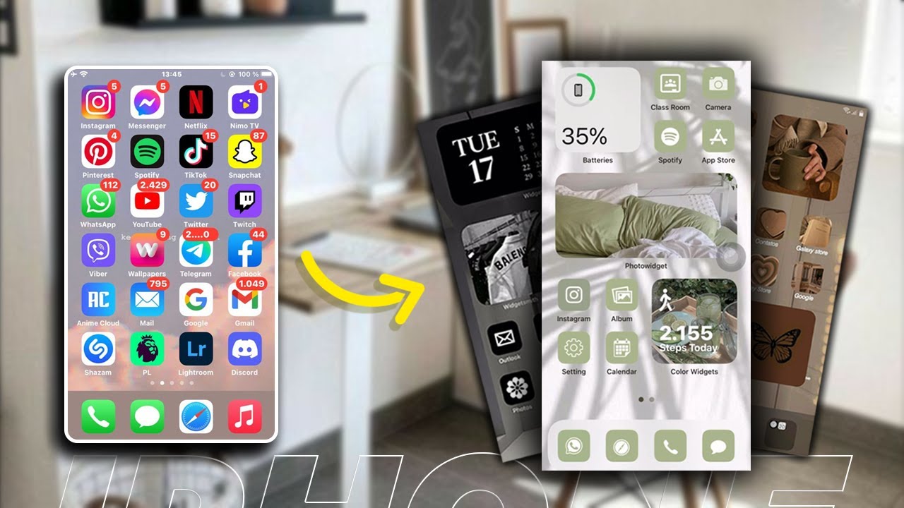 COMO PERSONALIZAR O SEU IPHONE (MUITO MAIS ESTILOSO)