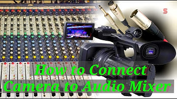 How to Connect Camera to Audio Mixer | Audio mixer se keise camera mein contact kia jata hai