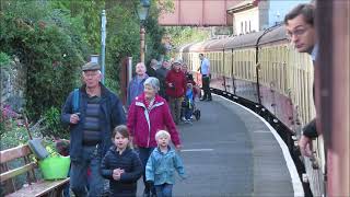 STEAM TRAIN JOURNEY WASHFORD TO BISHOPS LYDEARD WSR 29 OCTOBER 2024