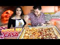 Cocinando PIZZA CASERA fácil. 🍕 4 CARNES y CAMARÓN. (Invitada Especial)