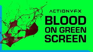 Free Green Screen Blood Gore Effects - 10 Clips In Hd Actionvfx Stock Footage