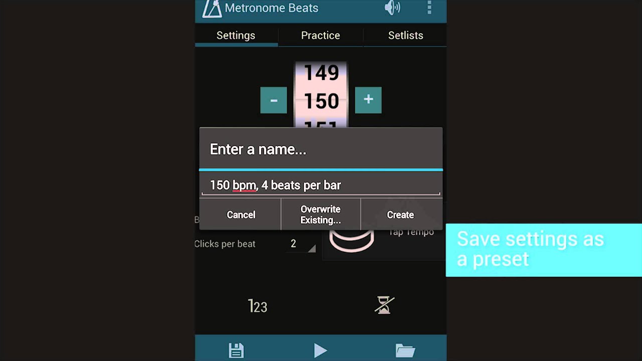 Metronome Beats Pro v2 Android App by Stonekick YouTube