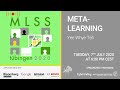 Meta Learning, part 2 - Yee Whye Teh - MLSS 2020, Tübingen
