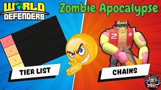 TIER LIST AND CHAINS SHOWCASE!!!! WORLD DEFENDERS ROBLOX - Feb 25th